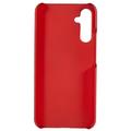 Samsung Galaxy S24+ Gummibelagt Plastik Cover - Rød