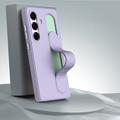 Samsung Galaxy S24+ Smart hybrid cover med stående greb - Lilla