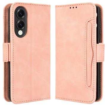 Samsung Galaxy S25 Edge Kortholder Pung Etui - Pink