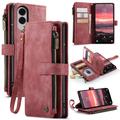 Samsung Galaxy S25 Edge Caseme C30 Multifunktionel Pung - Rød