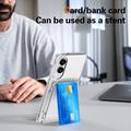Samsung Galaxy S25 Edge Gennemsigtigt Cover med Kortholder