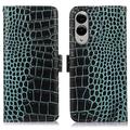 Samsung Galaxy S25 Edge Crocodile Series Læderpung med RFID