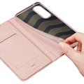 Samsung Galaxy S25 Edge Dux Ducis Skin Pro Flip Cover - Pink