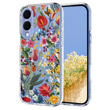 Samsung Galaxy S25 Edge TPU-cover med blomstermønster - Liljer
