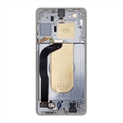 Samsung Galaxy S25 Edge Skærm & For Cover GH82-37224A - Sølv