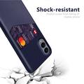 Samsung Galaxy S25 Edge KSQ Cover med Kortholder - Blå