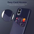 Samsung Galaxy S25 Edge KSQ Cover med Kortholder - Blå