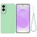 Samsung Galaxy S25 Edge Flydende silikone cover med håndrem