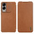Samsung Galaxy S25 Edge Nillkin Qin Pro Flip Cover - Brun