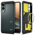 Samsung Galaxy S25 Edge Spigen Tough Armor Mag Cover - Afgrund grøn