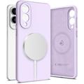 Samsung Galaxy S25 Edge Tech-Protect Flydende Silikone Cover - MagSafe-kompatibel - Mauve
