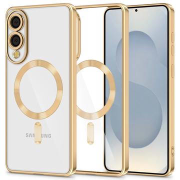 Samsung Galaxy S25 Edge Tech-Protect MagFlex Cover - MagSafe-kompatibelt - Klar / Guld