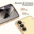Samsung Galaxy S25 Edge Tech-Protect MagFlex Cover - MagSafe-kompatibelt - Klar / Guld