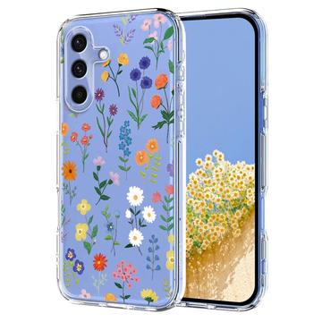 Samsung Galaxy S25 FE TPU-cover med blomstermønster