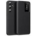 Samsung Galaxy S25 FE Smart Clear View Flip etui med kortplads