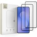 Samsung Galaxy S25 FE Tech-Protect Glass Fit+ Skærmbeskyttelse Hærdet Glas - 2 stk. - Sort