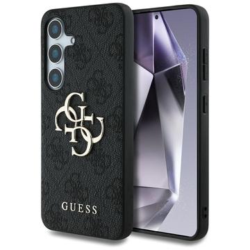 Samsung Galaxy S25 Guess 4G Big Metal Logo Hybrid Cover - Sort