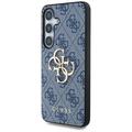 Samsung Galaxy S25 Guess 4G Big Metal Logo Hybrid Cover - Blå