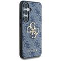 Samsung Galaxy S25 Guess 4G Big Metal Logo Hybrid Cover - Blå