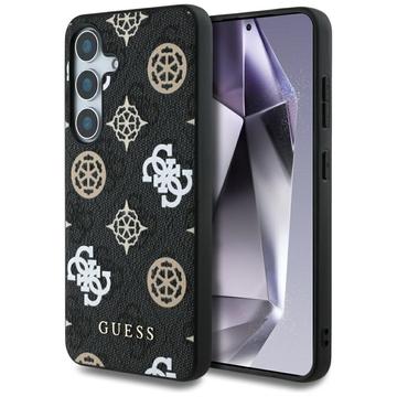 Samsung Galaxy S25 Guess 4G Printed Colored Peony Pattern MagSafe Cover - Sort