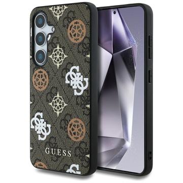 Samsung Galaxy S25 Guess 4G Printed Colored Peony Pattern MagSafe Cover