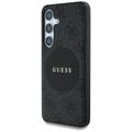 Samsung Galaxy S25 Guess 4G Round Patch Classic Logo Cover - MagSafe-kompatibel - Sort