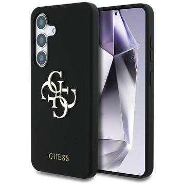 Samsung Galaxy S25 Guess Big 4G Logo Bottom Script Silikone Cover