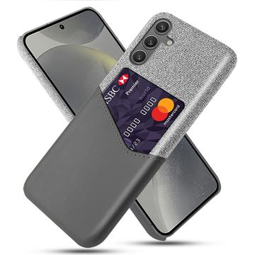 Samsung Galaxy S25 KSQ Cover med Kortholder - Grå