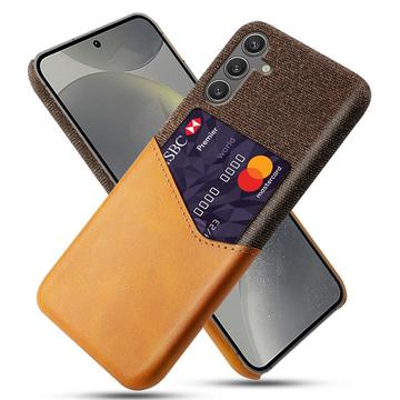 Samsung Galaxy S25 KSQ Cover med Kortholder - Orange