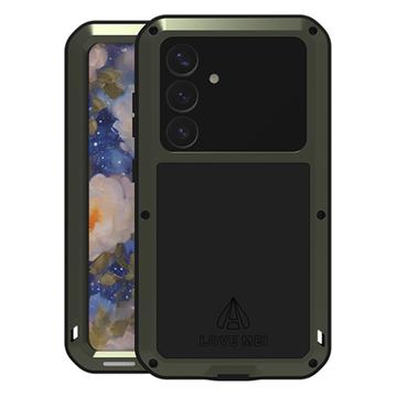 Samsung Galaxy S25 Love Mei Powerful Hybrid Cover - Grøn