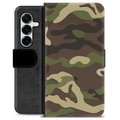 Samsung Galaxy S25+ Premium Flip Cover med Pung - Camo