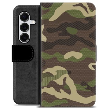 Samsung Galaxy S25+ Premium Flip Cover med Pung - Camo