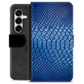 Samsung Galaxy S25+ Premium Flip Cover med Pung - Læder