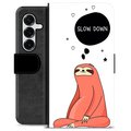 Samsung Galaxy S25+ Premium Flip Cover med Pung - Slow Down