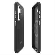 Samsung Galaxy S25+ Spigen Enzo Aramid Cover GP-FPS936PGABW - Sort / Sølv