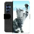 Samsung Galaxy S25 Premium Flip Cover med Pung - Kat
