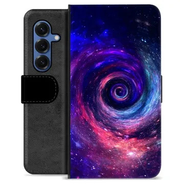 Samsung Galaxy S25 Premium Flip Cover med Pung - Galakse