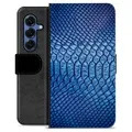 Samsung Galaxy S25 Premium Flip Cover med Pung - Læder