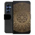 Samsung Galaxy S25 Premium Flip Cover med Pung - Mandala
