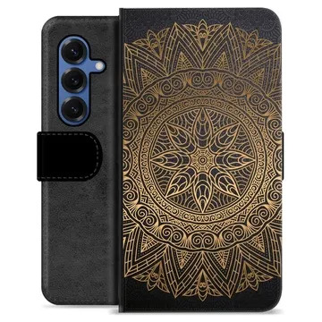 Samsung Galaxy S25 Premium Flip Cover med Pung - Mandala