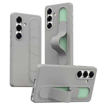 Samsung Galaxy S25/S24 Smart hybrid cover med stående greb - Titaniumgrå