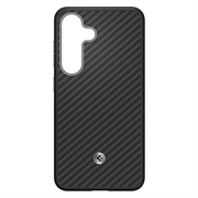 Samsung Galaxy S25 Spigen Enzo Aramid Cover GP-FPS931PGABW - Sort / Sølv