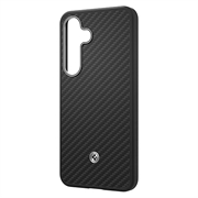 Samsung Galaxy S25 Spigen Enzo Aramid Cover GP-FPS931PGABW - Sort / Sølv