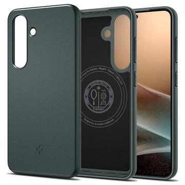 Samsung Galaxy S25 Spigen Thin Fit Mag MagSafe Cover - Afgrund grøn