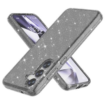 Samsung Galaxy S25 Stylish Glitter Series Hybrid Cover