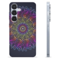 Samsung Galaxy S25 TPU Cover - Farverig Mandala