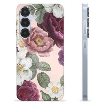 Samsung Galaxy S25 TPU Cover - Romantiske Blomster