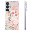 Samsung Galaxy S25 TPU Cover - Vandfarveblomster