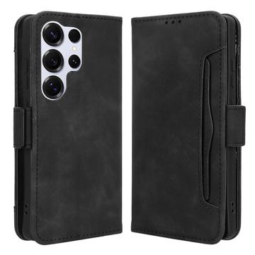 Samsung Galaxy S25 Ultra Kortholder Pung Etui - Sort