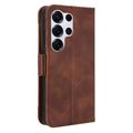 Samsung Galaxy S25 Ultra Kortholder Pung Etui - Brun